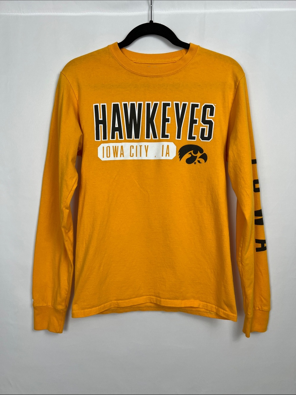 Russell‎ Athletic Hawkeyes Gold Long Sleeve Tee